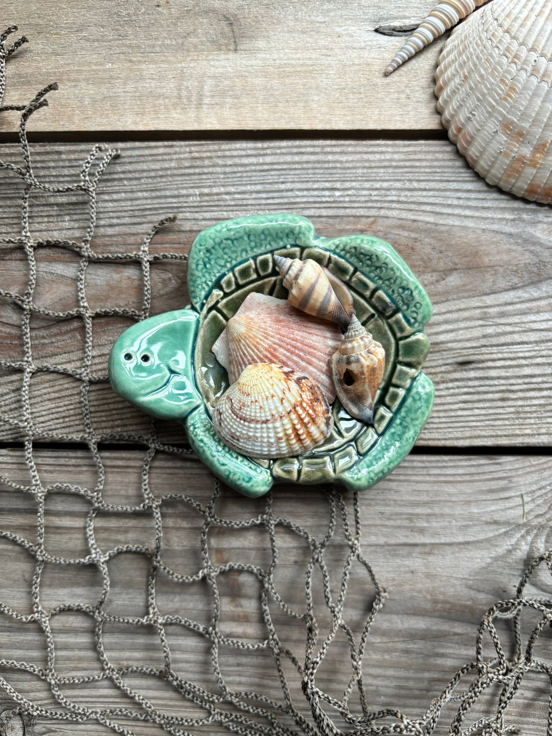 Ceramic Sea Turtle Dish