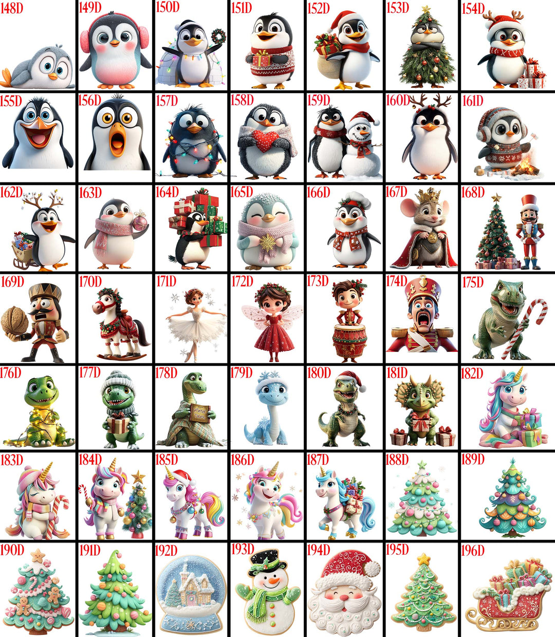 Holiday & Winter 3D Design Mugs