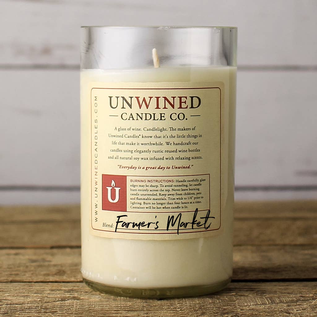 Farmer's Market Signature Series - 12oz Wine Bottle Candle