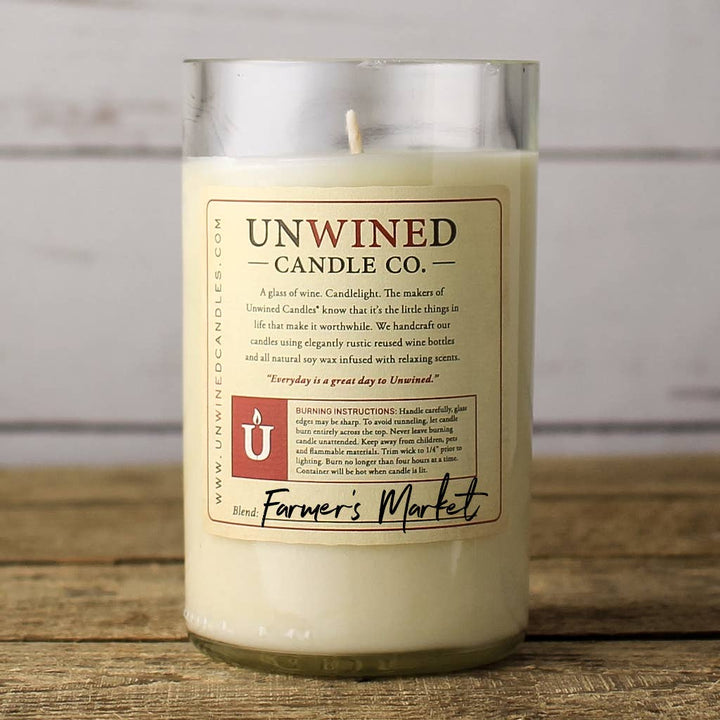 Farmer's Market Signature Series - 12oz Wine Bottle Candle