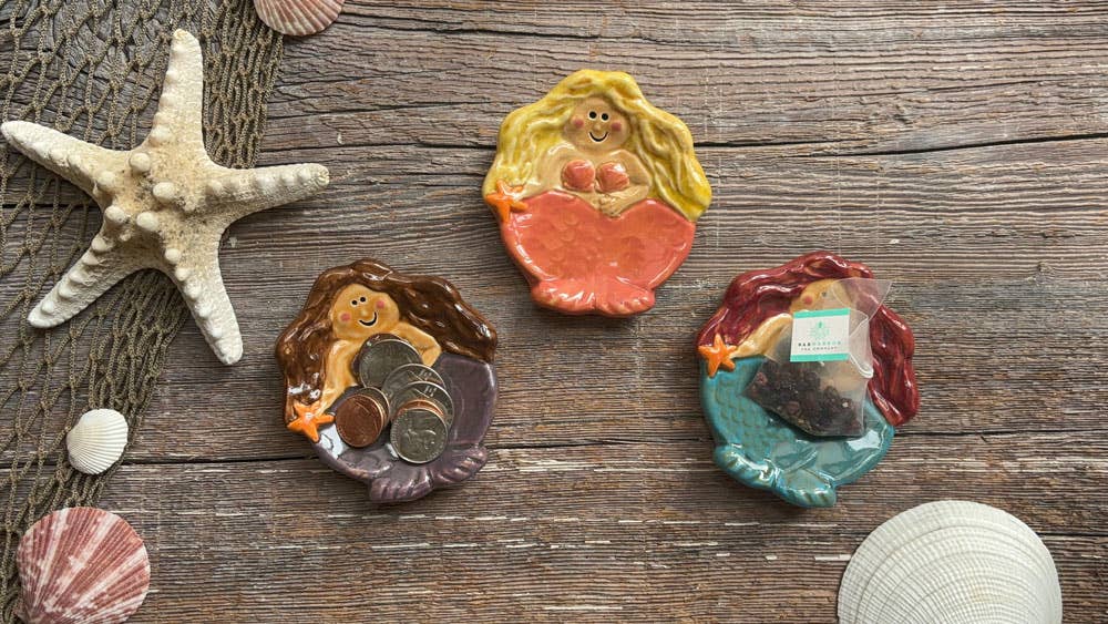 Ceramic Mermaid Dish