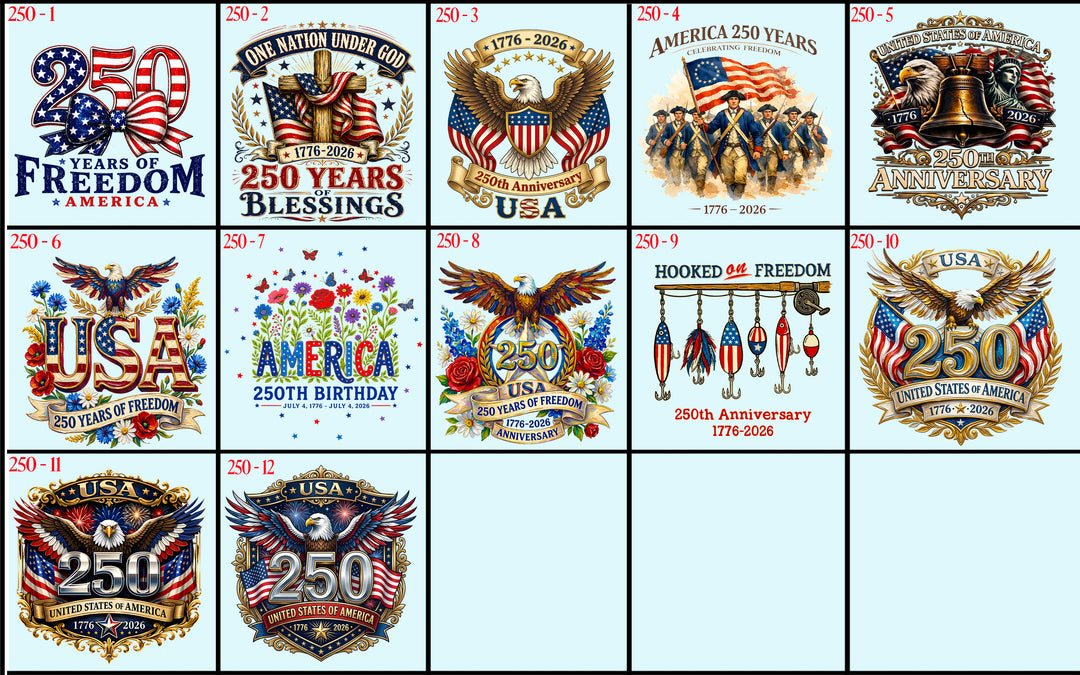 250th Anniversary of USA Keepsake Ornament