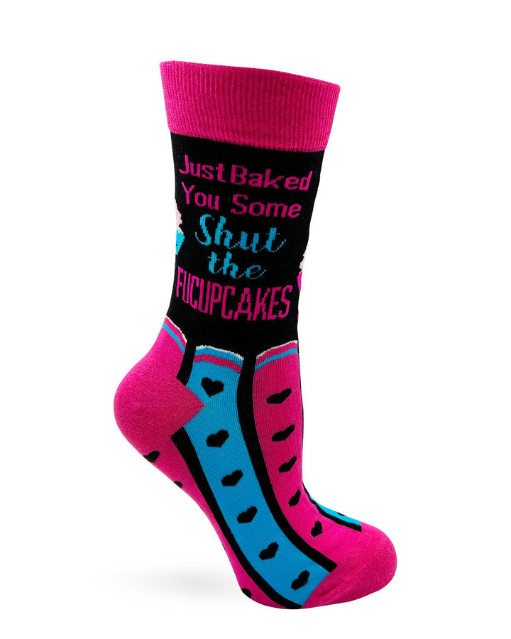 Just Baked You Some Shut the Fucupcakes Ladies' Socks