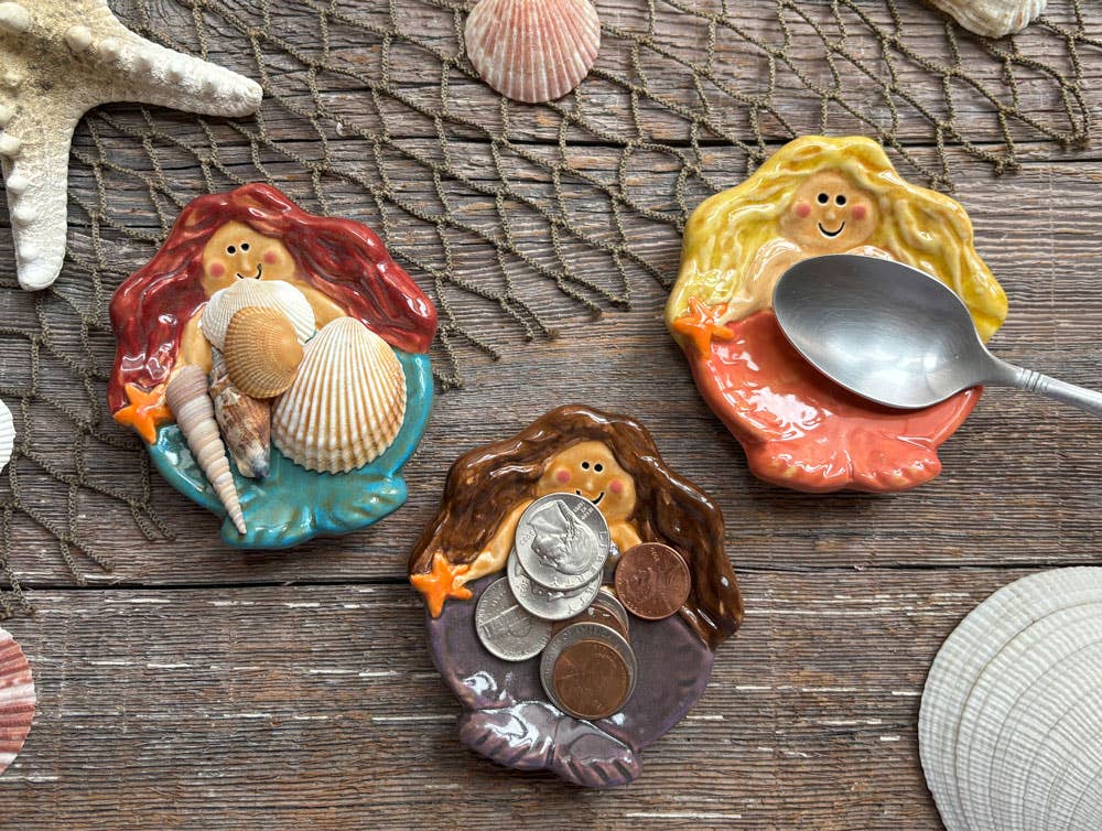 Ceramic Mermaid Dish