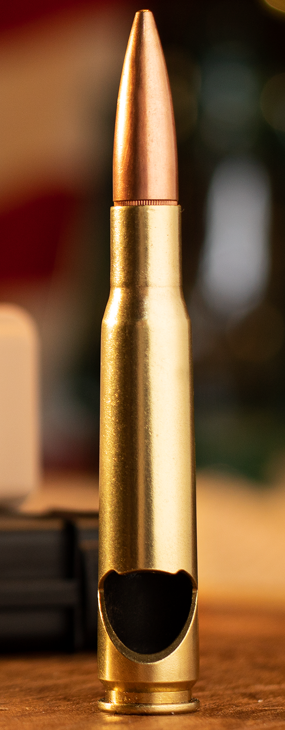 50 Caliber BMG Real Bullet Bottle Opener with Gift Box