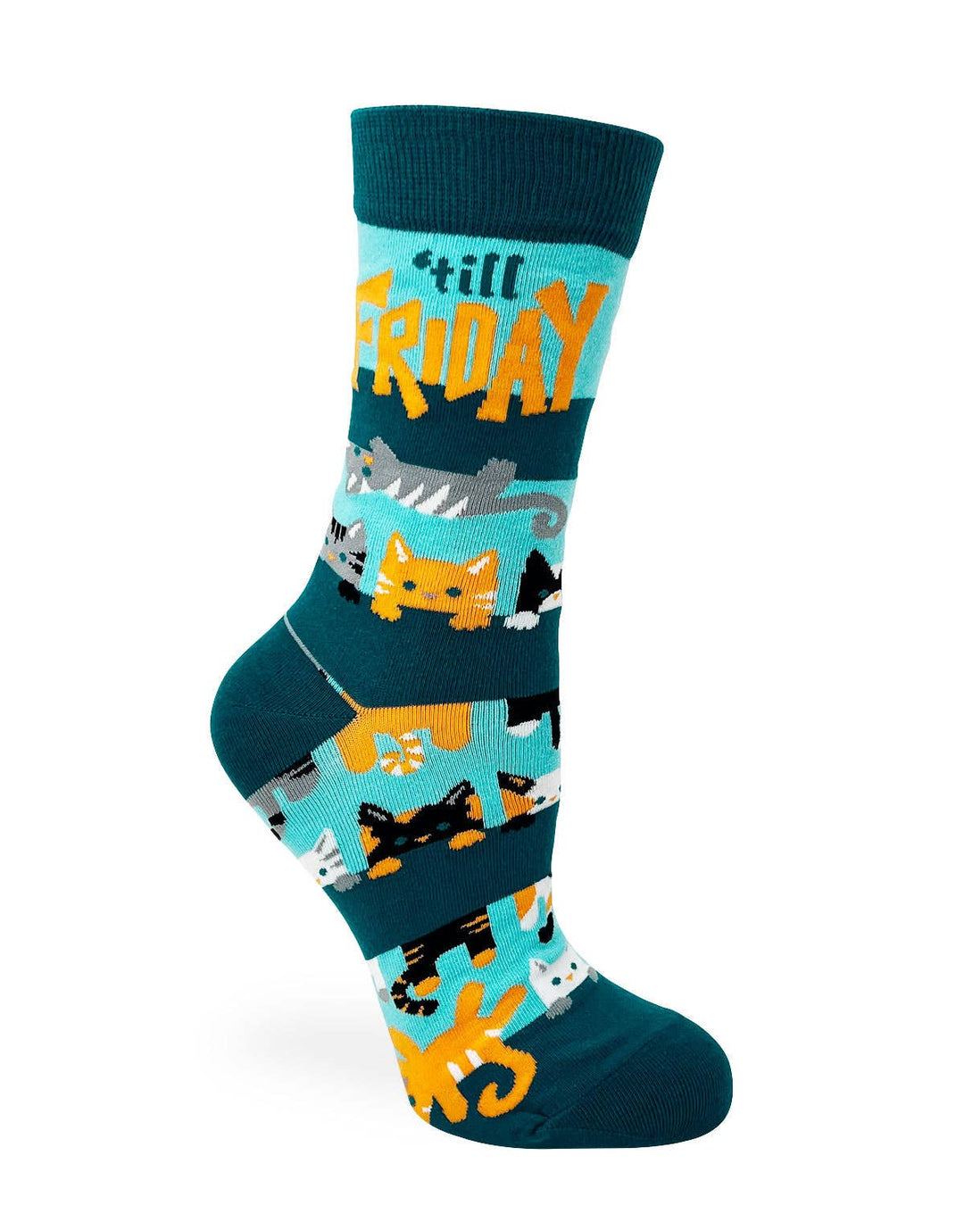 Hangin' on 'till Friday Ladies' Crew Socks