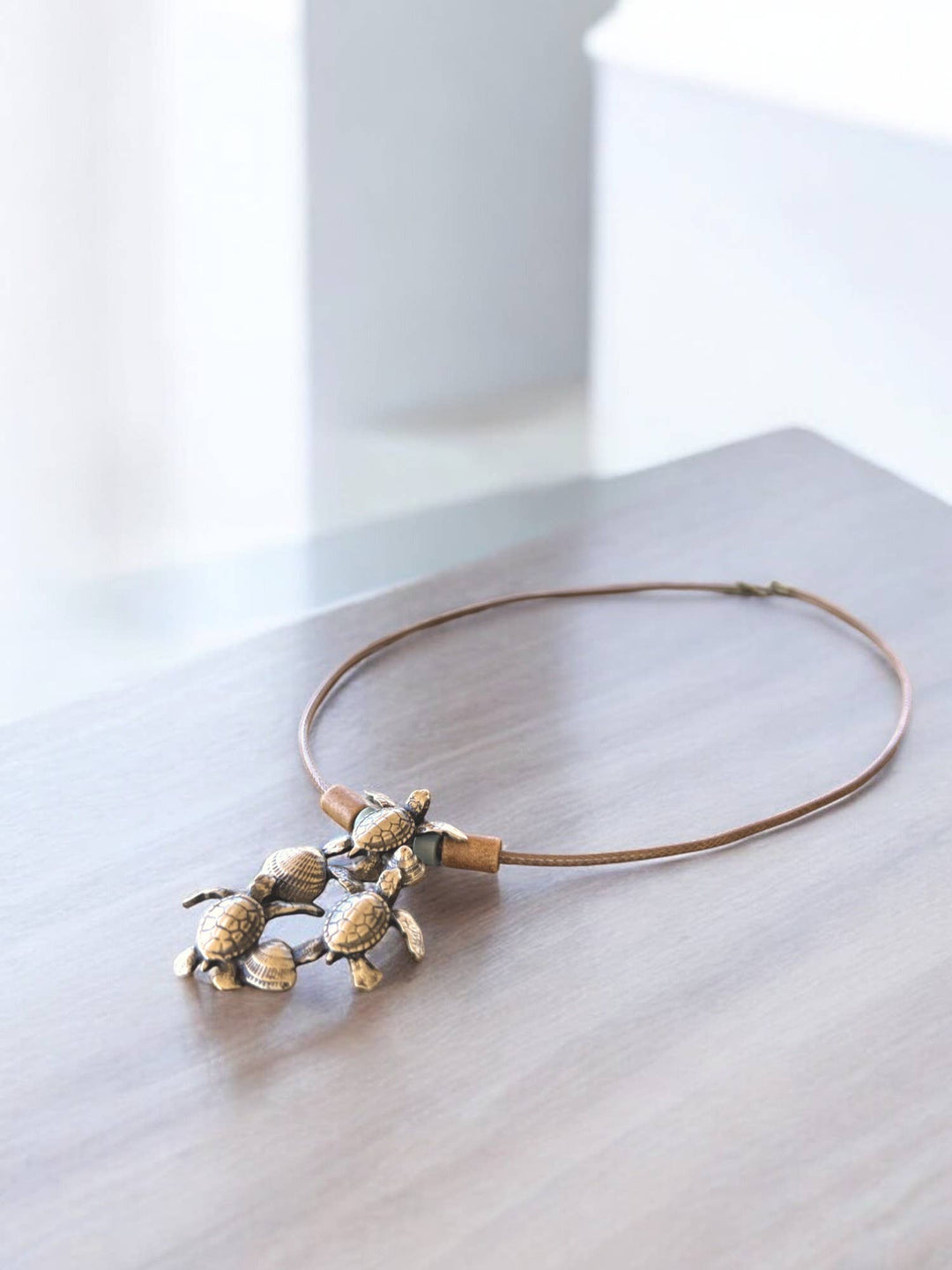Hatchlings Turtles Bronze w/Beads