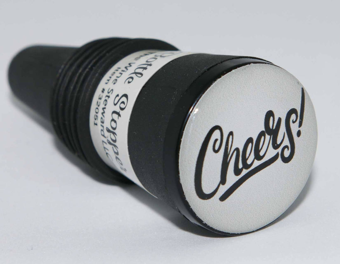 "Cheers" Bottle Stopper