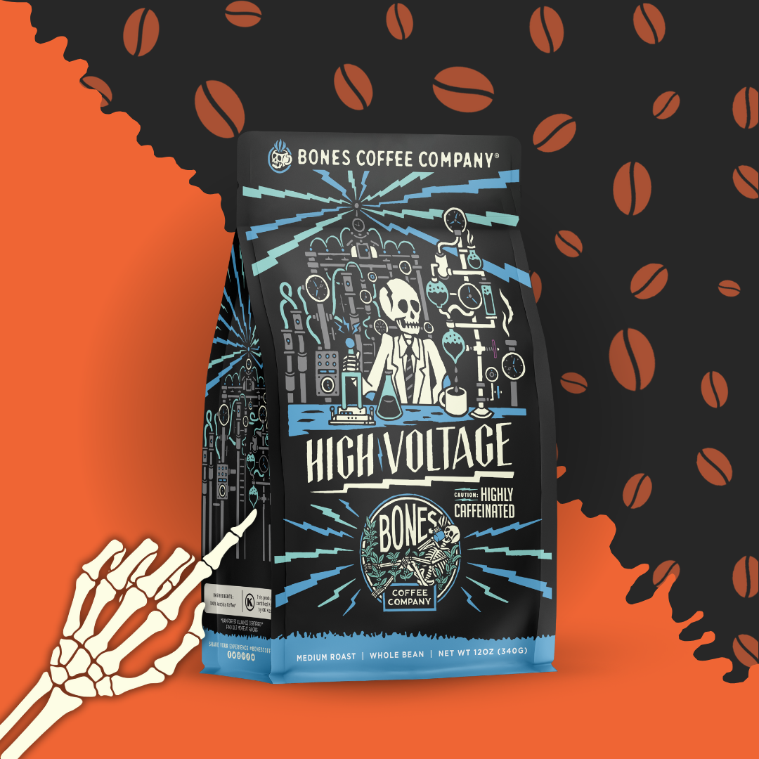 High Voltage Coffee | 12oz | Whole Bean & Ground | Gift