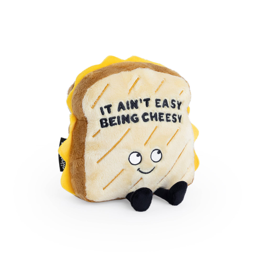 "It Aint Easy Being Cheesy" Plush Grilled Cheese