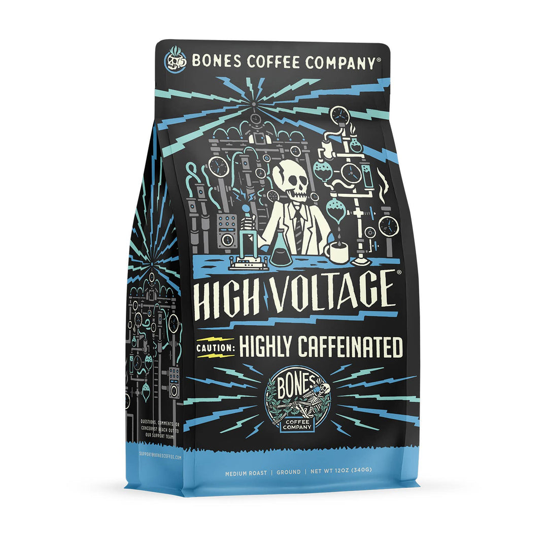 High Voltage Coffee | 12oz | Whole Bean & Ground | Gift