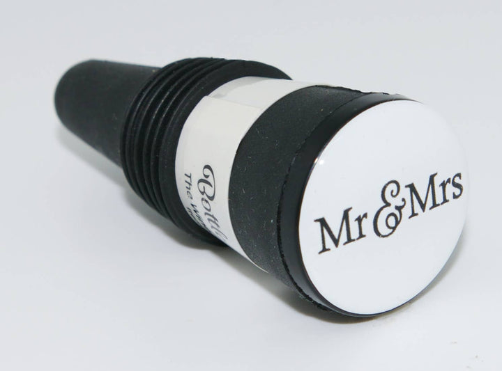 "Mr & Mrs" Bottle Stopper