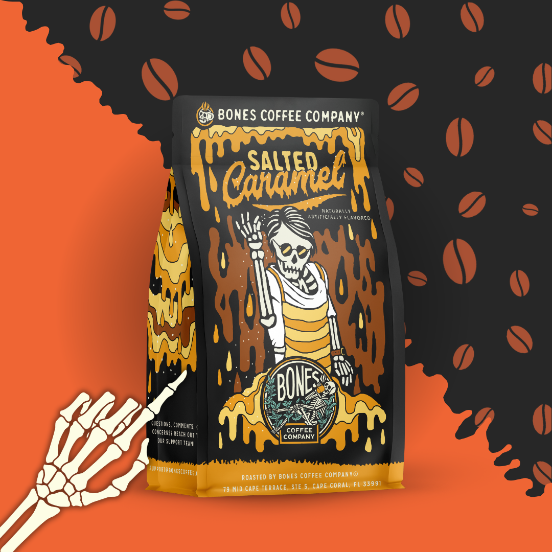 Salted Caramel Flavored Coffee | 12oz | Whole Bean & Ground