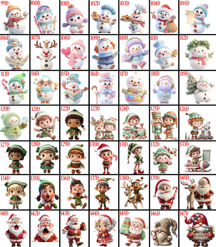 Holiday & Winter 3D Design Mugs