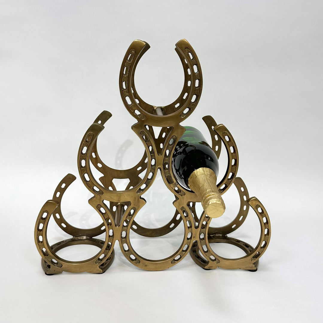Textured Horseshoe 6-Bottle Holder