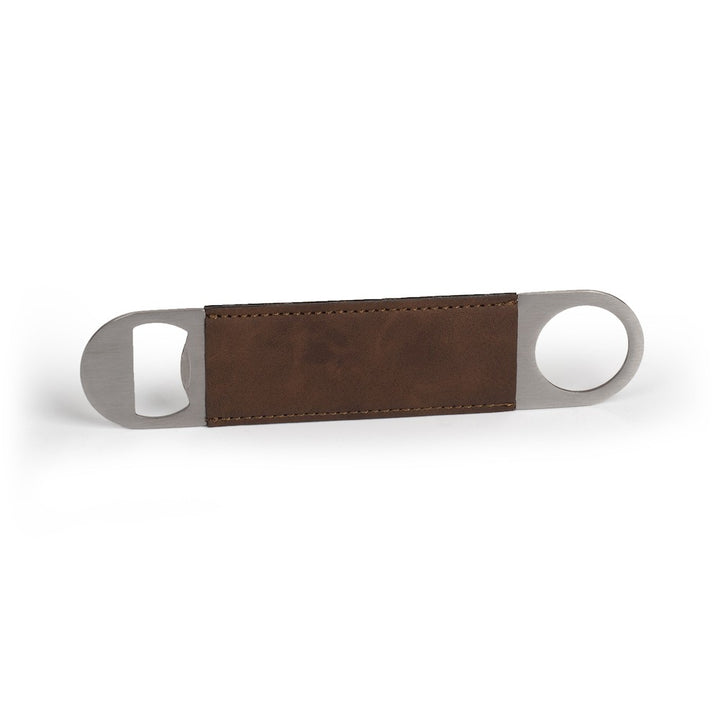 Engraved Leatherette Bottle Opener