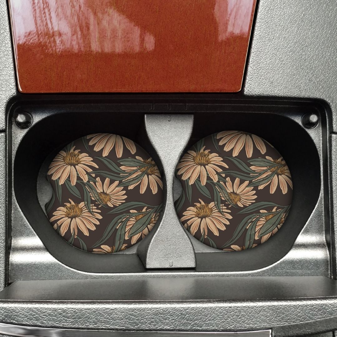 Boho Flower Car Coaster