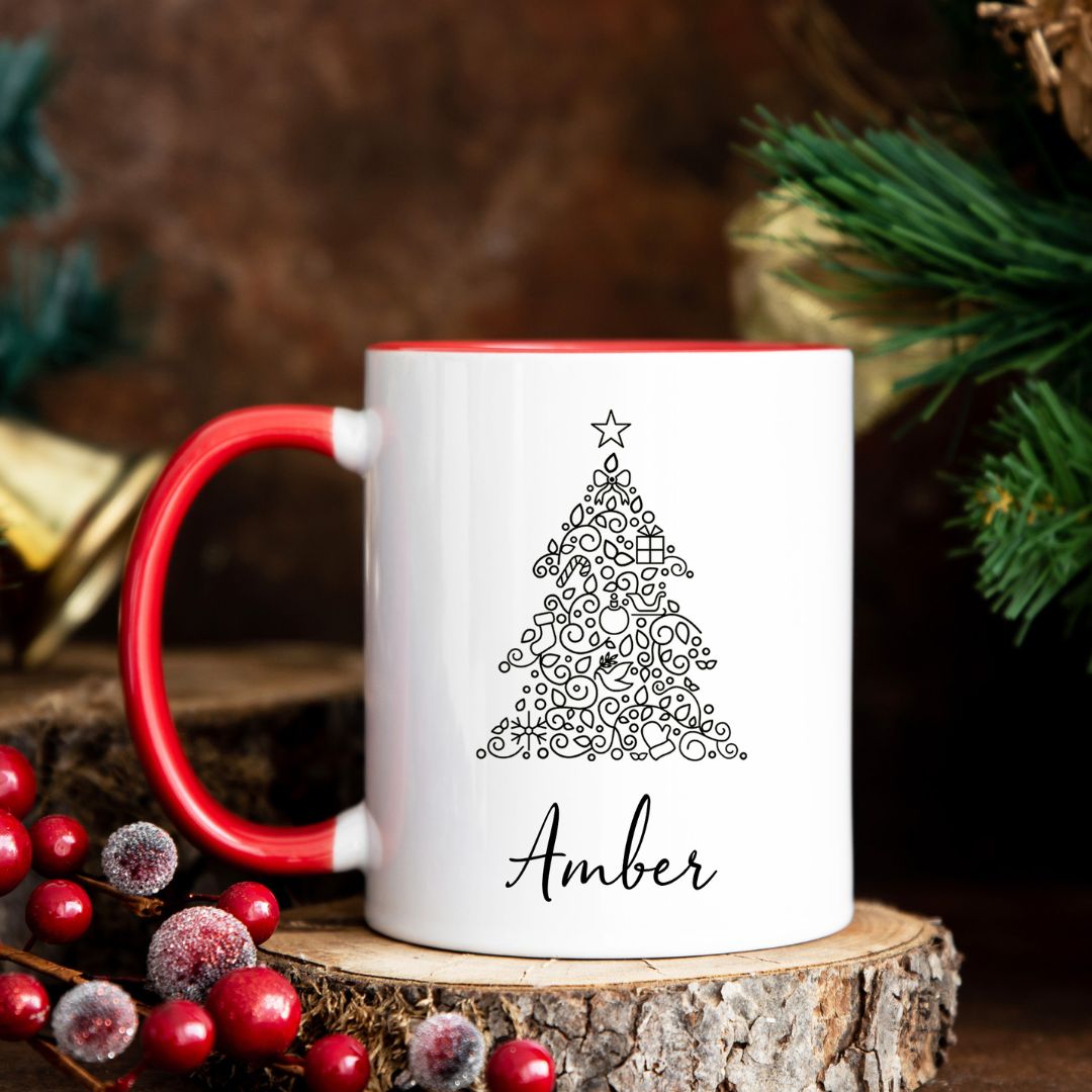 Christmas Tree Personalized Mug