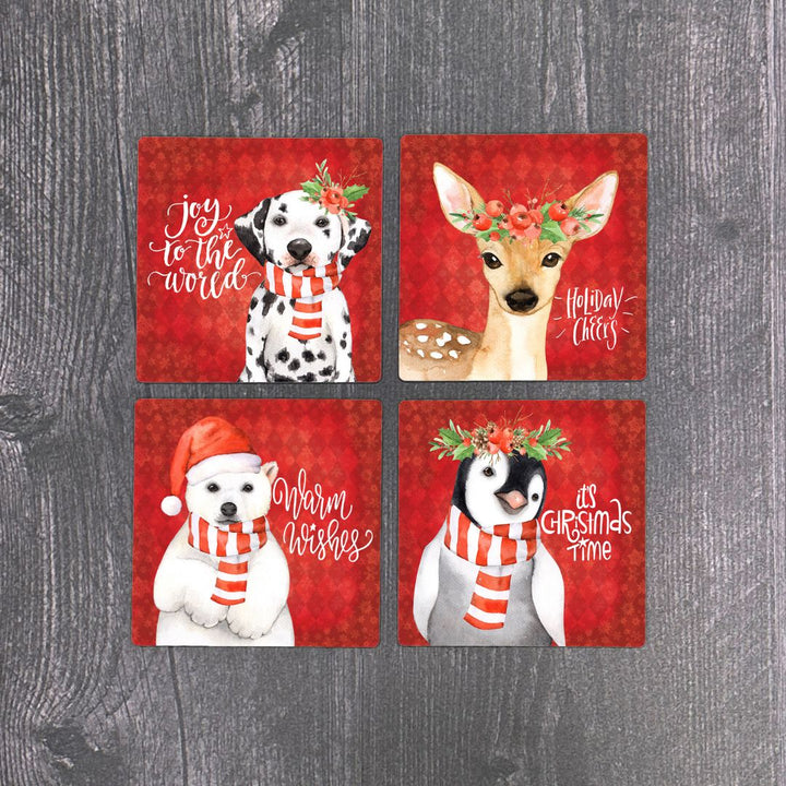 Christmas Animals Coasters