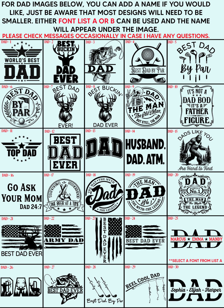 Personalized Tumbler for Dad