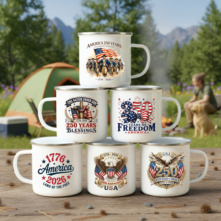 America's 250th Anniversary Camp Mugs