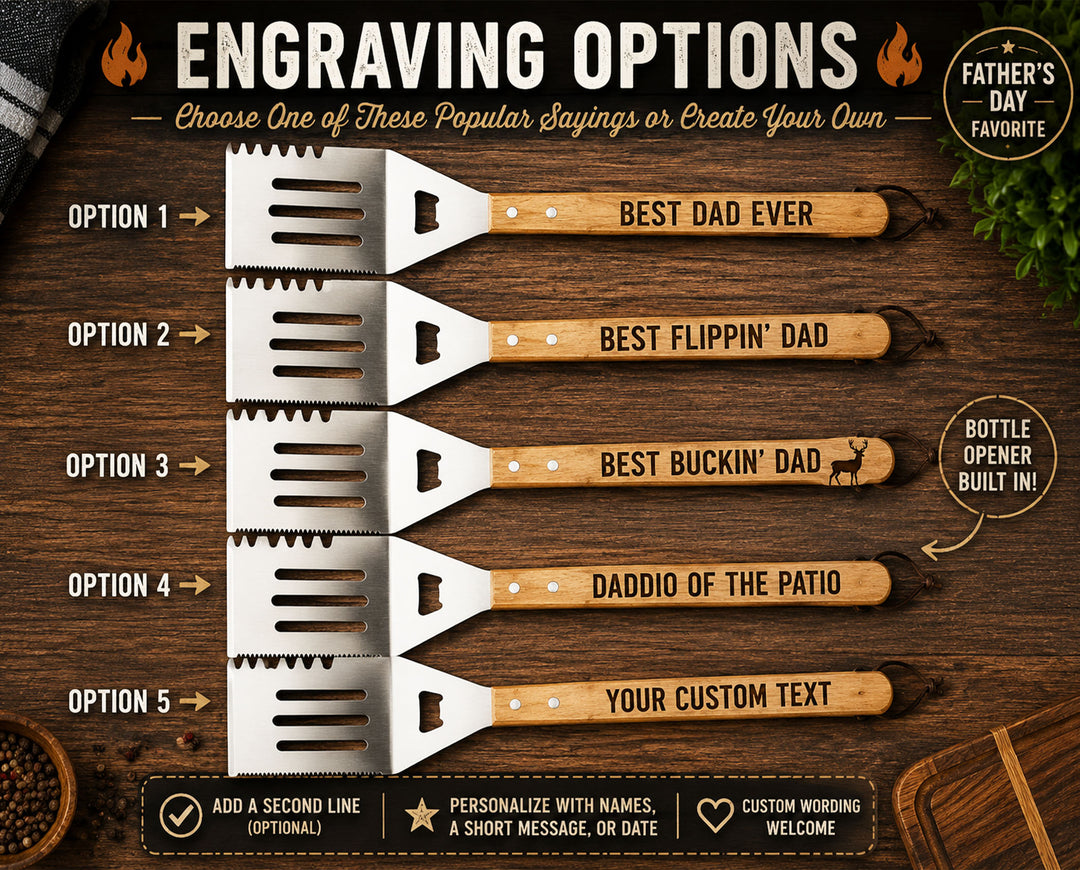 Personalized Engraved Grill Spatula