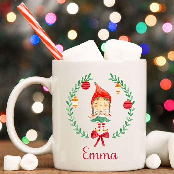 Girl Elf Personalized Mug