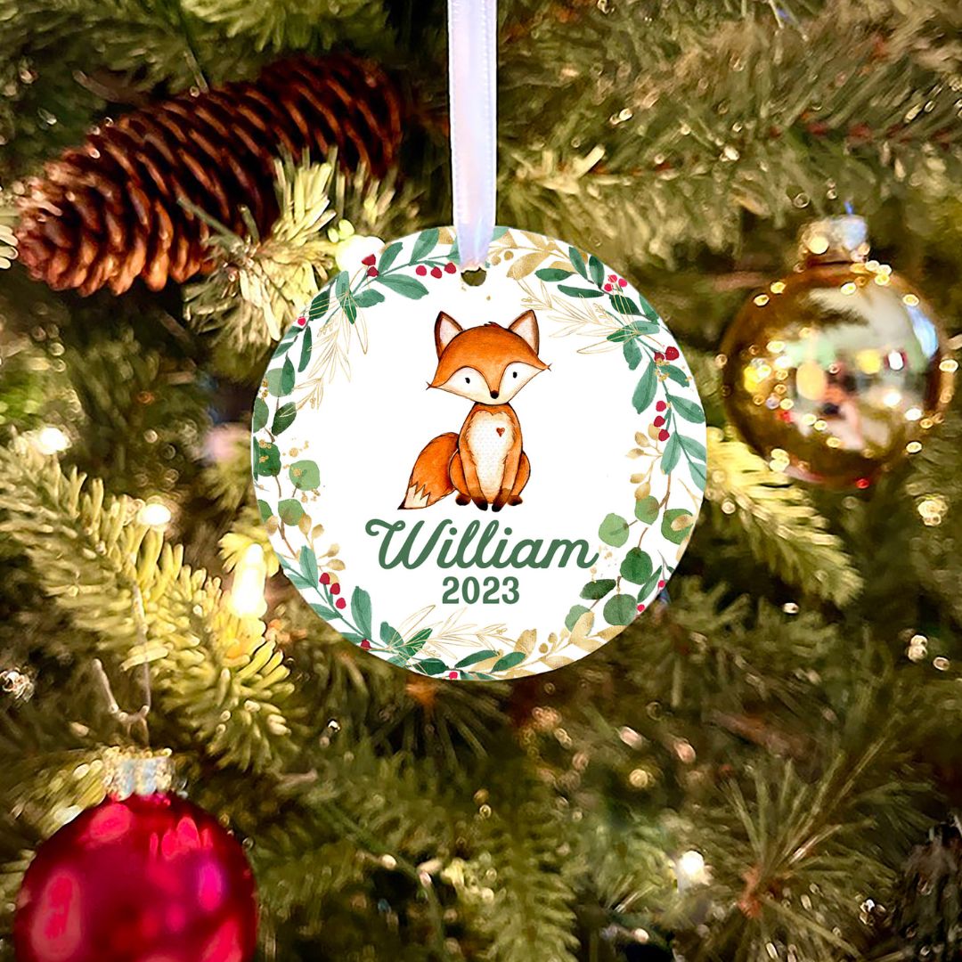 Fox Personalized Ornament