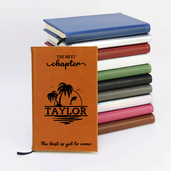 Coastal Monogram Graduation Keepsake Journal With Gift Box