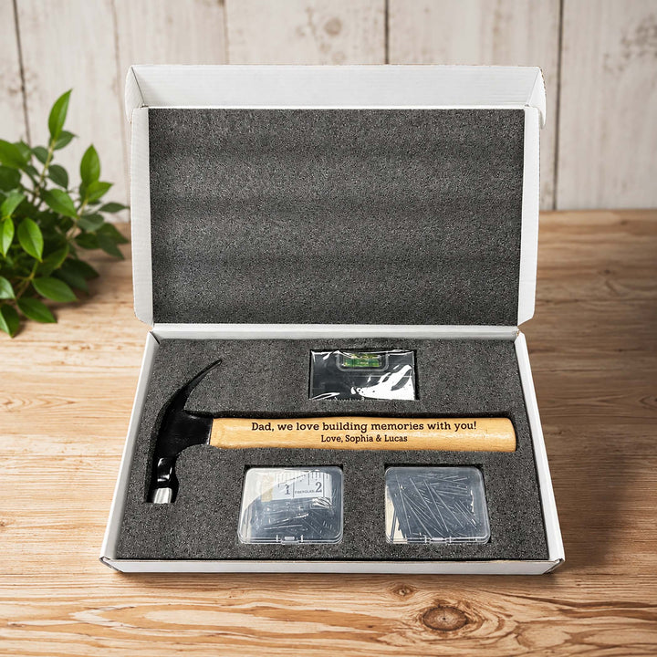 Personalized Engraved Hammer Set for Dad