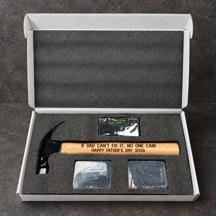 Personalized Engraved Hammer Set for Dad