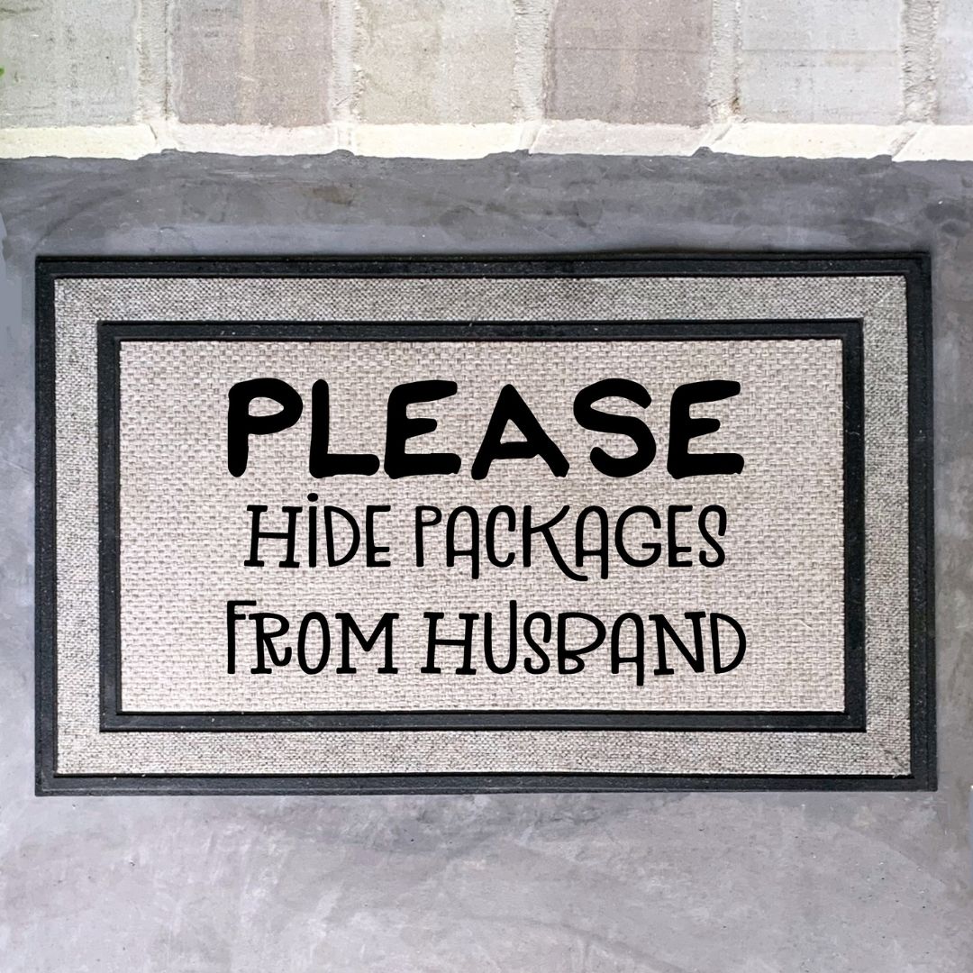 Hide Packages Doormat