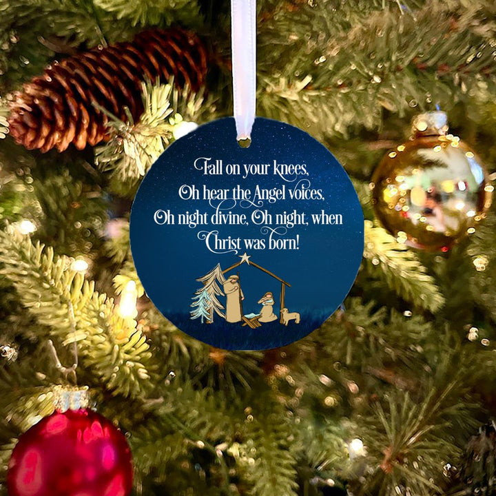 Joy To The World Personalized Ornament