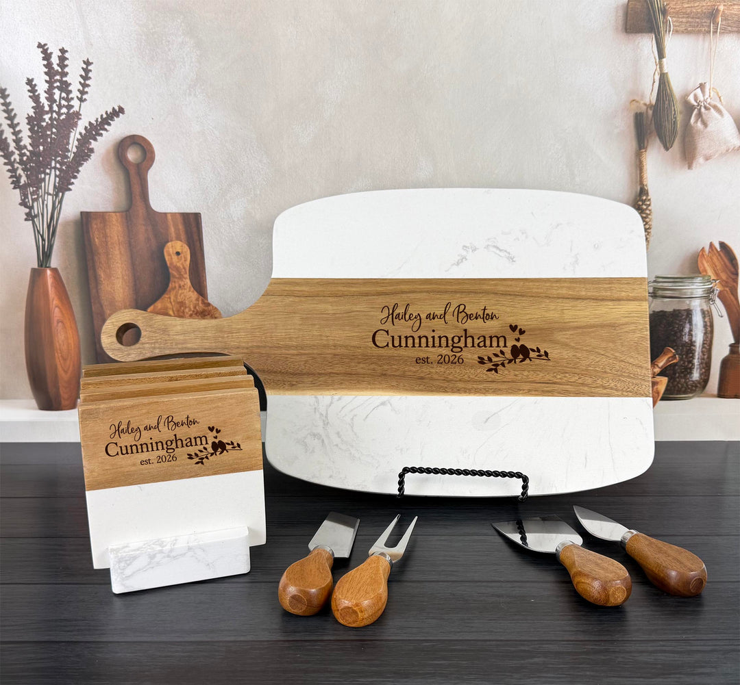 Lovebirds Charcuterie Board