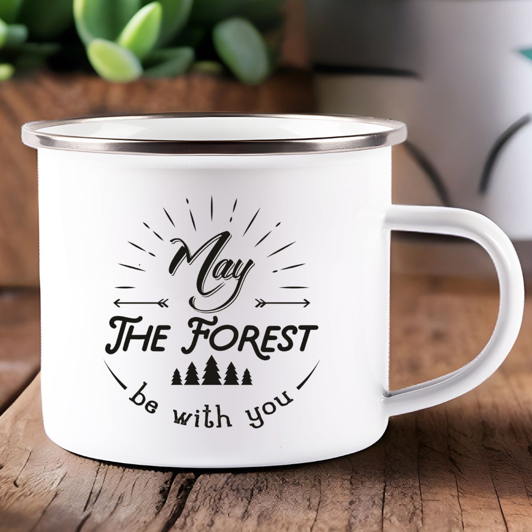 May The Forest Be With You Personalized Camp Mug