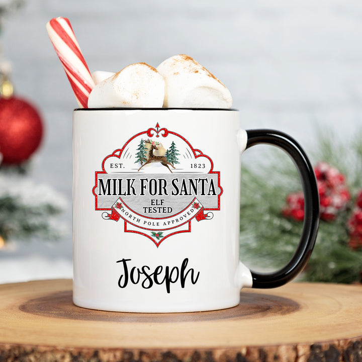Milk For Santa Personalized Mug
