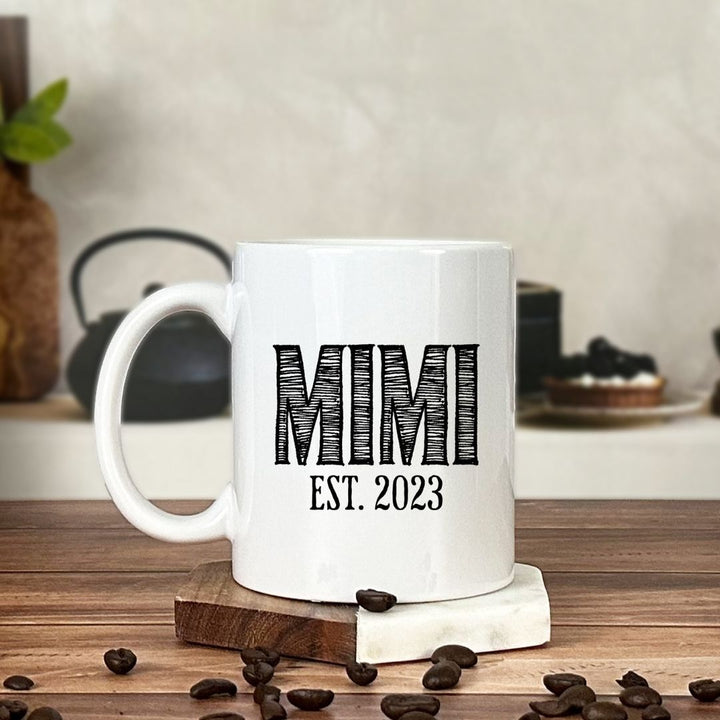 Mimi Baby Announcement Mug