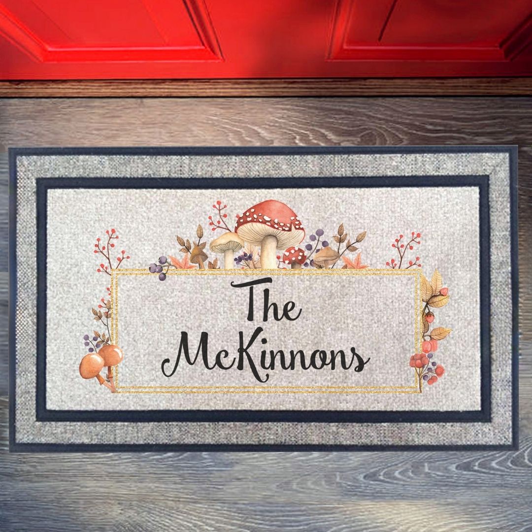 Mushrooms Doormat
