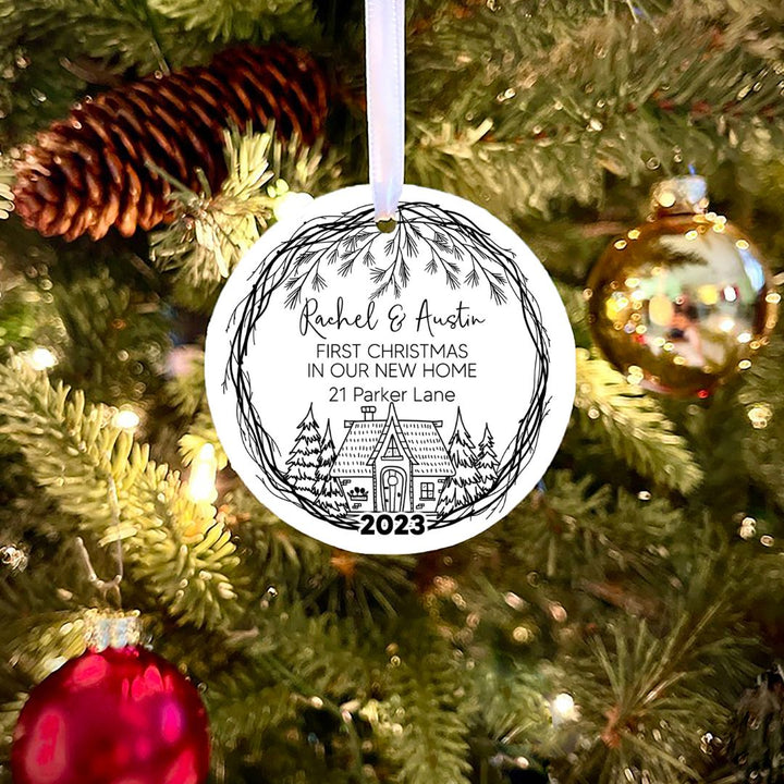 New Home First Christmas Personalized Ornament