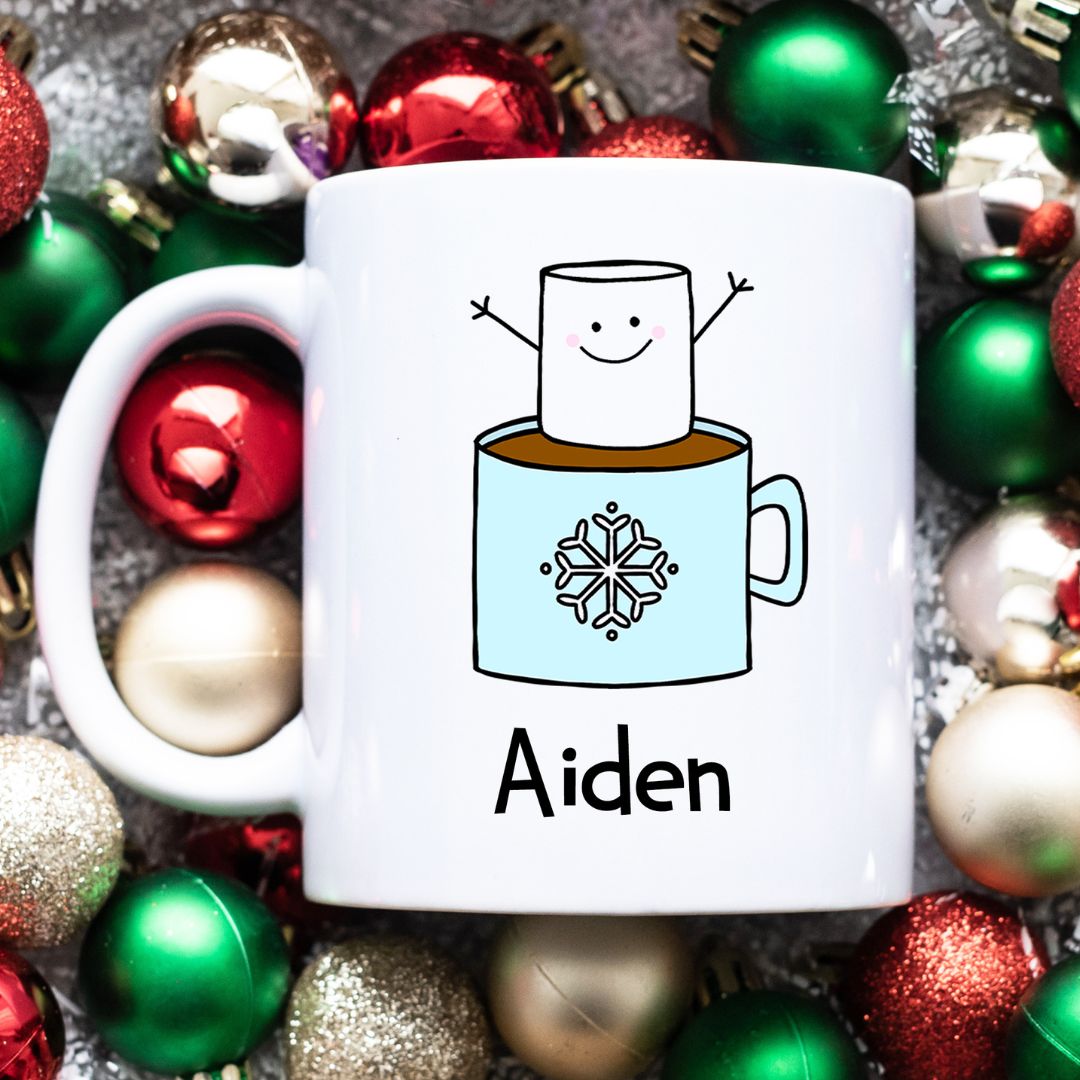 Marshmallow Hot Chocolate Personalized Mug