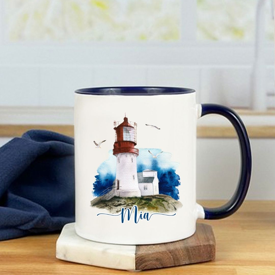 Lighthouse Personalized Mug