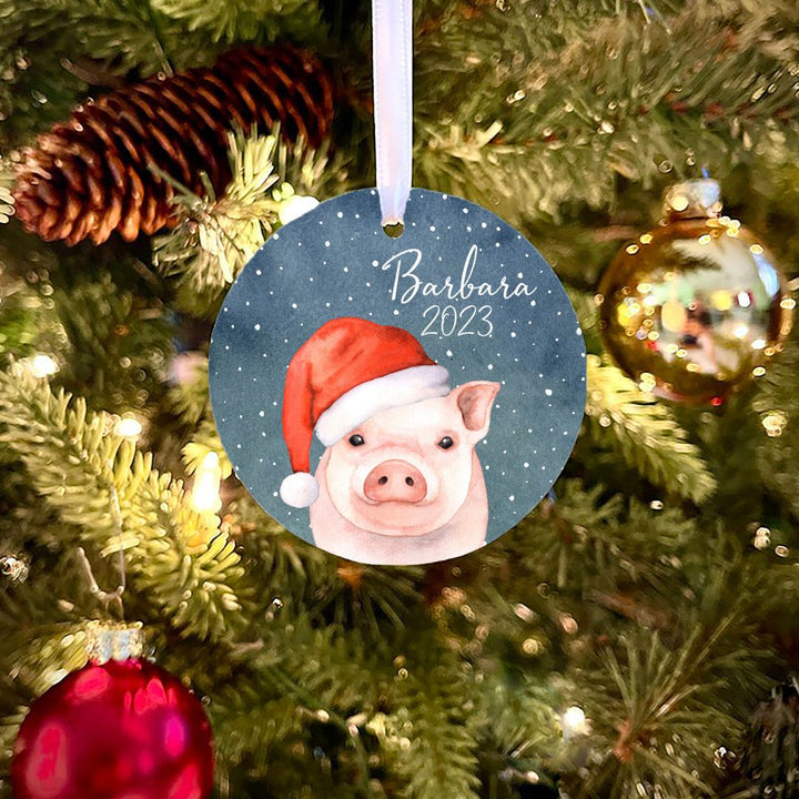 Pig Personalized Ornament
