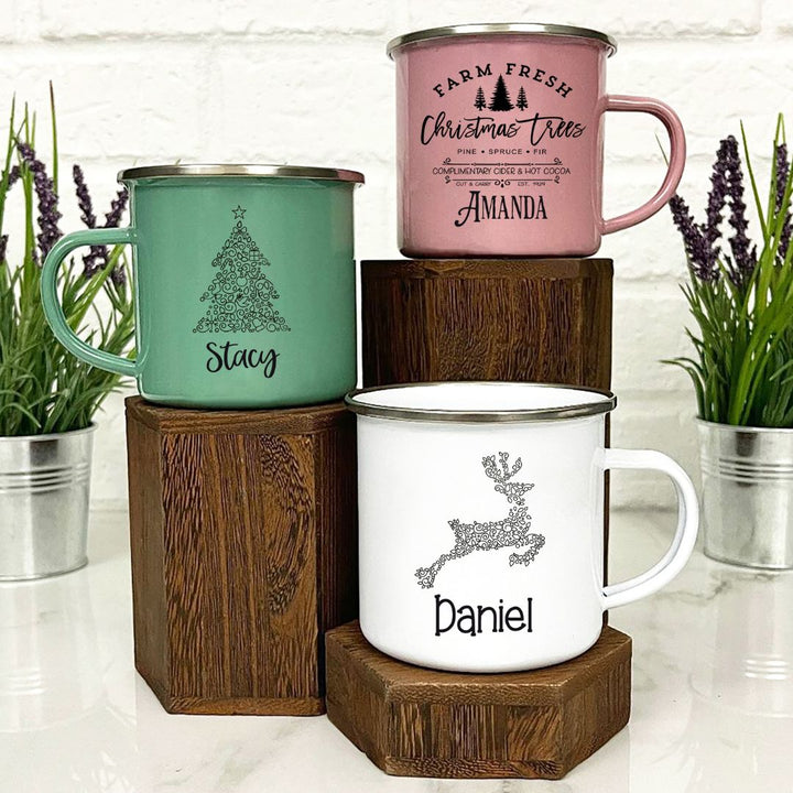 Christmas Tree Farm Personalized Camp Mug
