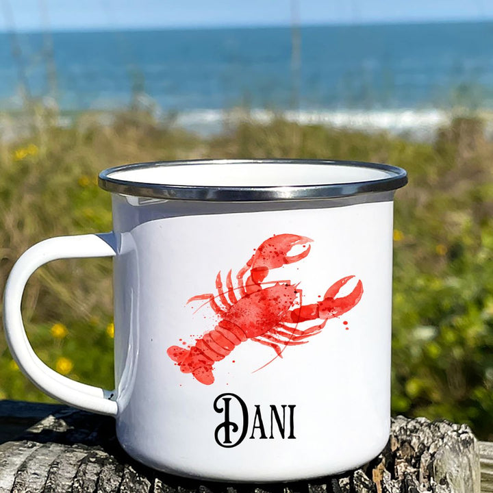 Red Lobster Personalized Camp Mug