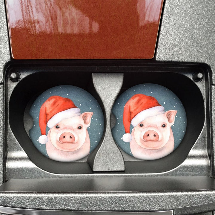 Santa Pig Car Coaster