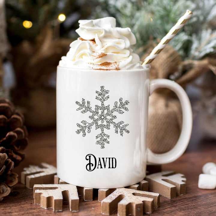 Snowflake Personalized Mug