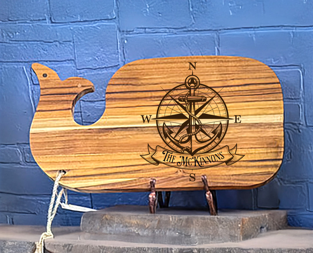 Whale Cutting Board