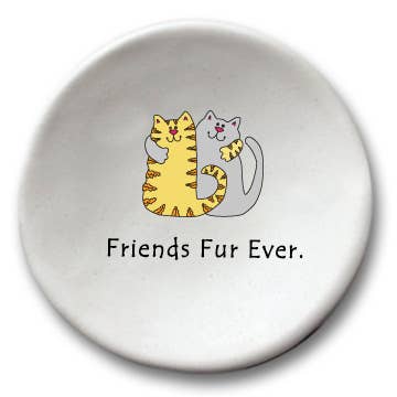 Friends Fur Ever Ceramic Dish