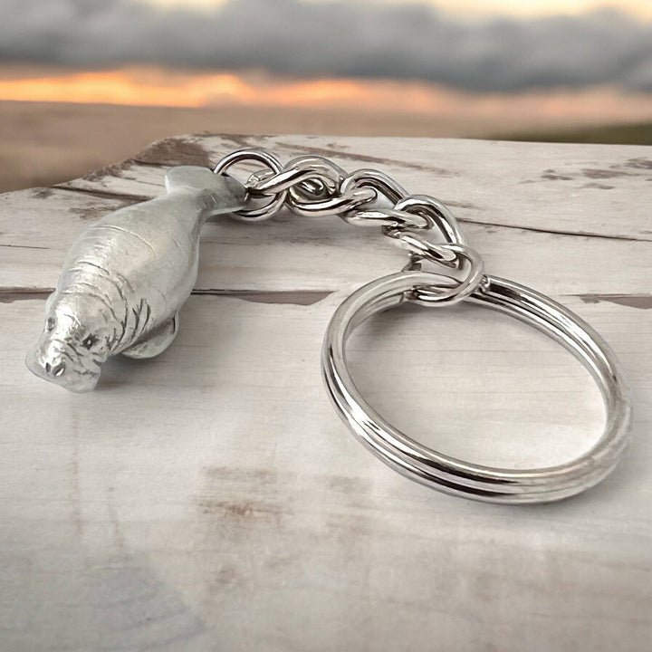 Manatee Keychain