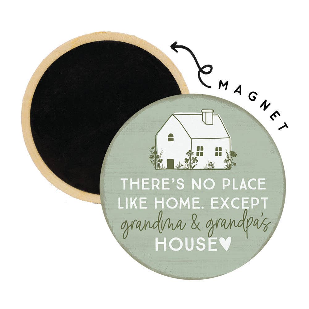 Place Like House Green - Round Magnets
